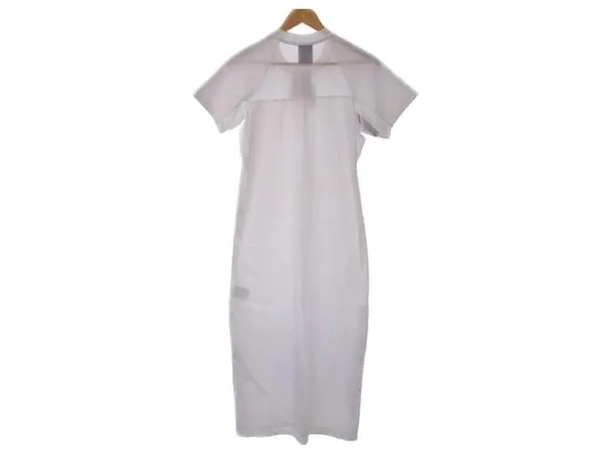 ***Vestido maxi con abertura lateral de Nike Blanco 