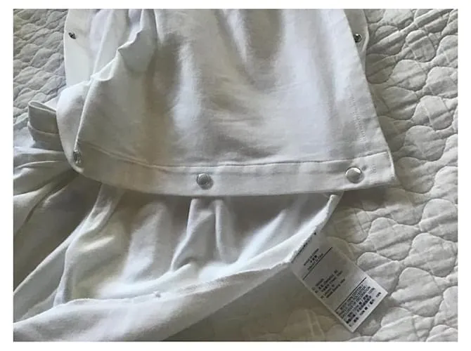 ***Vestido maxi con abertura lateral de Nike Blanco 